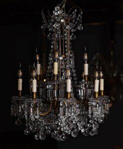 Старинная люстра Baccarat (Баккара)